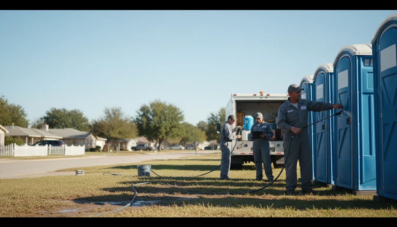 Long-Term Portable Toilet Rental in Saint George, SC near me